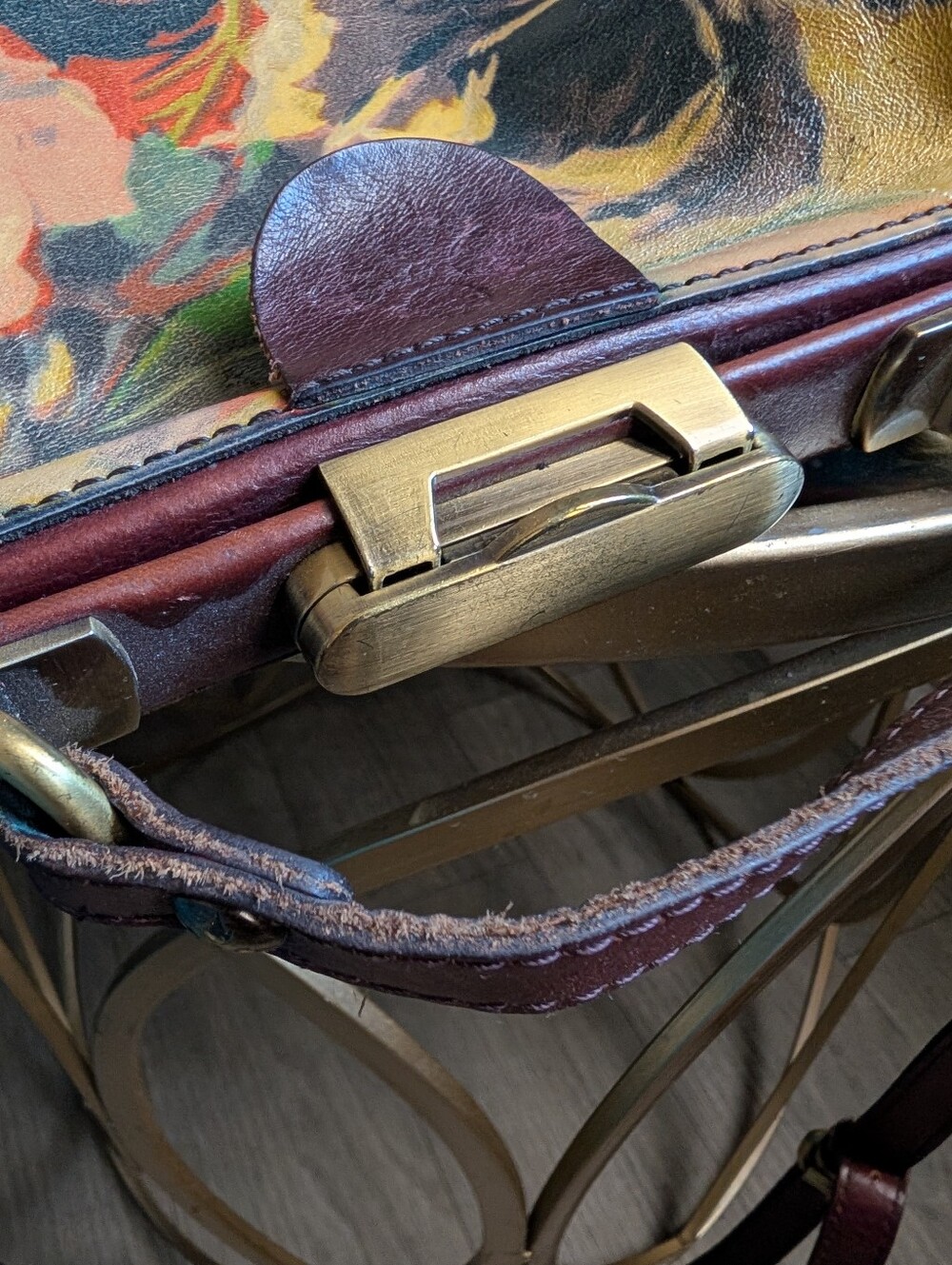 Patricia Nash Floral Leather Crossbody πΉπ·πΊπ΅οΈ - Picture 6 of 8
